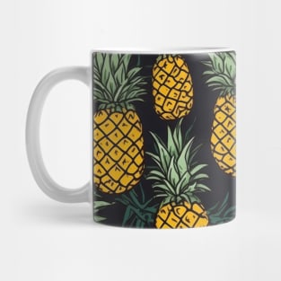 Yellow Pineapples Pattern Mug